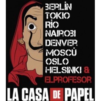 Affiche Poster Plastifié LA CASA DE PAPEL NOMS