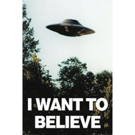 Affiche Poster Plastifié THE X-FILES I WANT TO BELIEVE